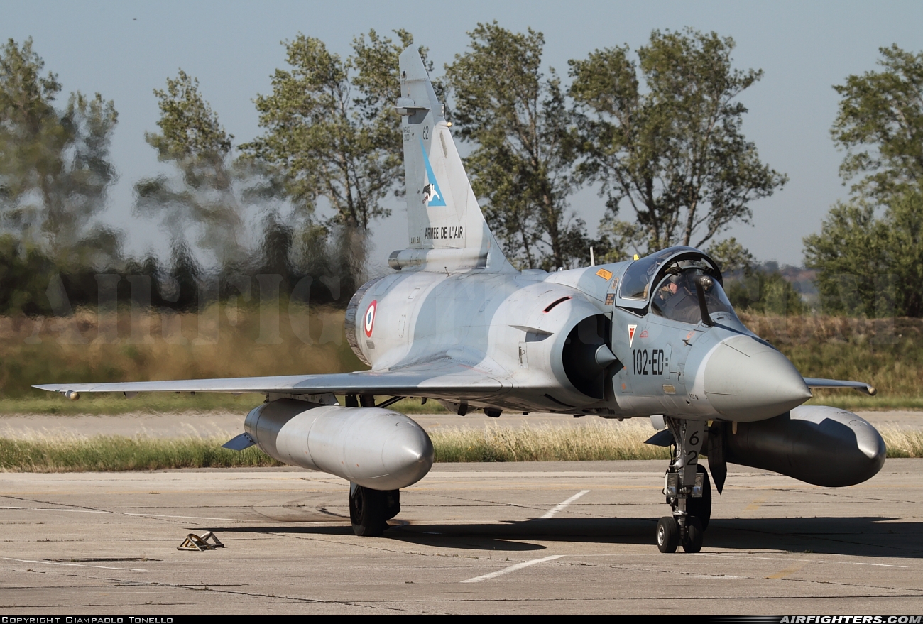 France - Air Force Dassault Mirage 2000-5F 62 at Orange - Caritat (XOG / LFMO), France