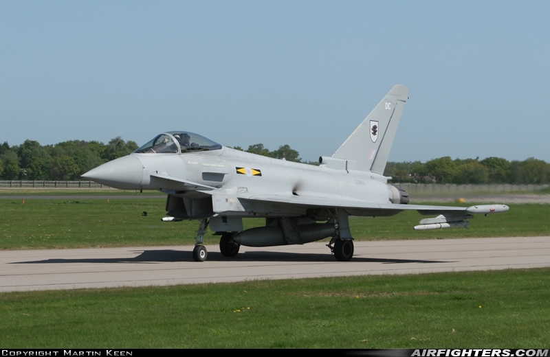 UK - Air Force Eurofighter Typhoon F2 ZJ919 at Coningsby (EGXC), UK