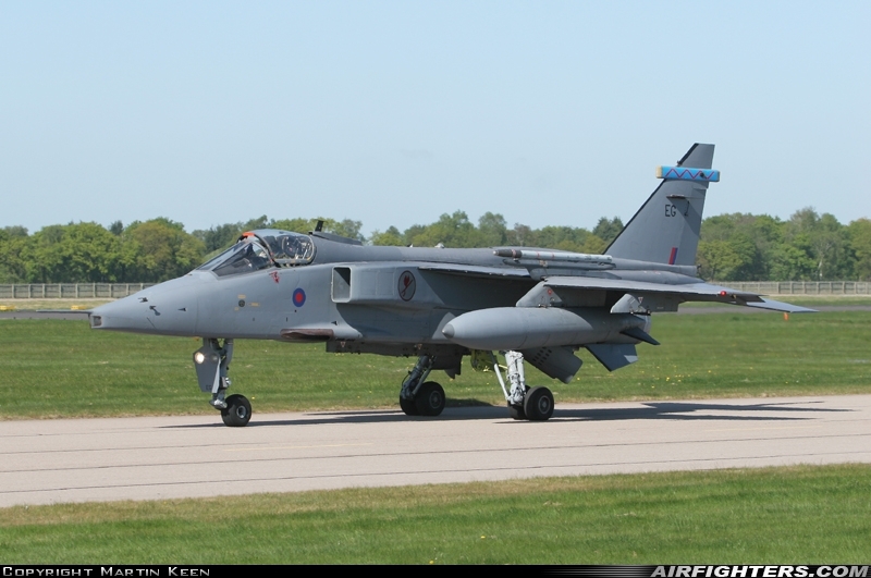 UK - Air Force Sepecat Jaguar GR3A XX748 at Coningsby (EGXC), UK