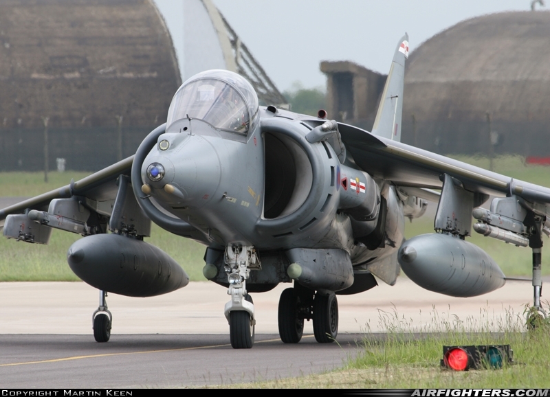 UK - Air Force British Aerospace Harrier GR.9A ZG503 at Coningsby (EGXC), UK