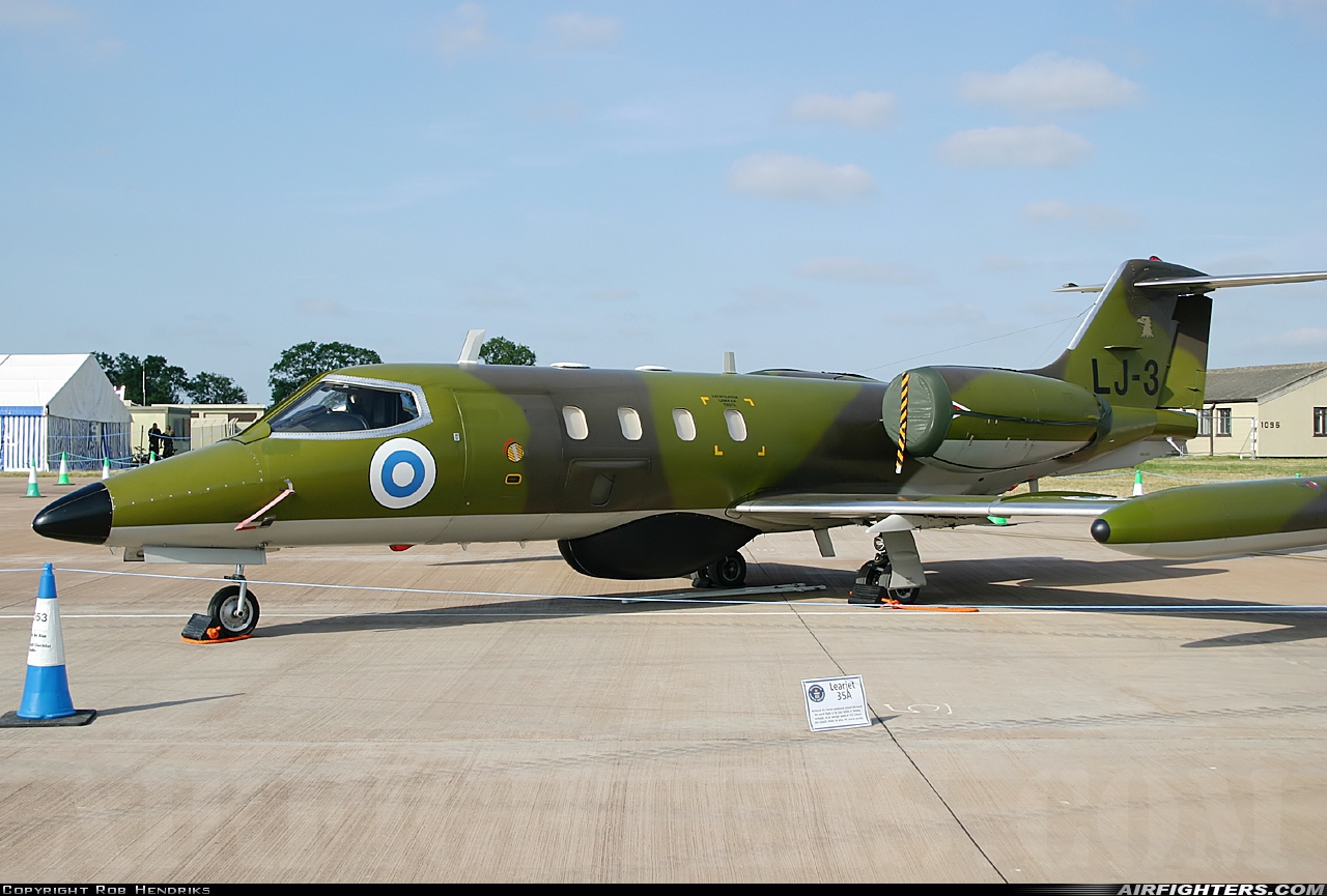 Finland - Air Force Learjet 35A LJ-3 at Fairford (FFD / EGVA), UK
