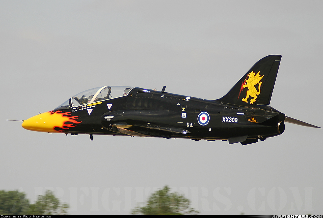 UK - Air Force British Aerospace Hawk T.1 XX309 at Fairford (FFD / EGVA), UK