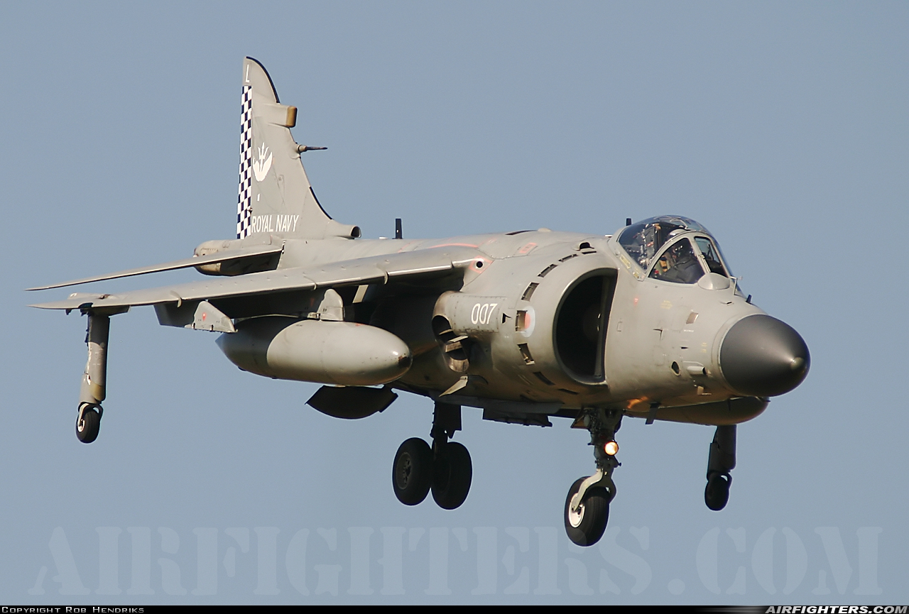 UK - Navy British Aerospace Sea Harrier FA.2 ZH804 at Fairford (FFD / EGVA), UK