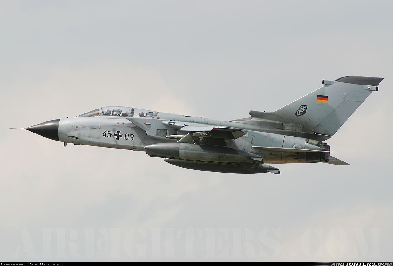 Germany - Air Force Panavia Tornado IDS 45+09 at Kleine Brogel (EBBL), Belgium