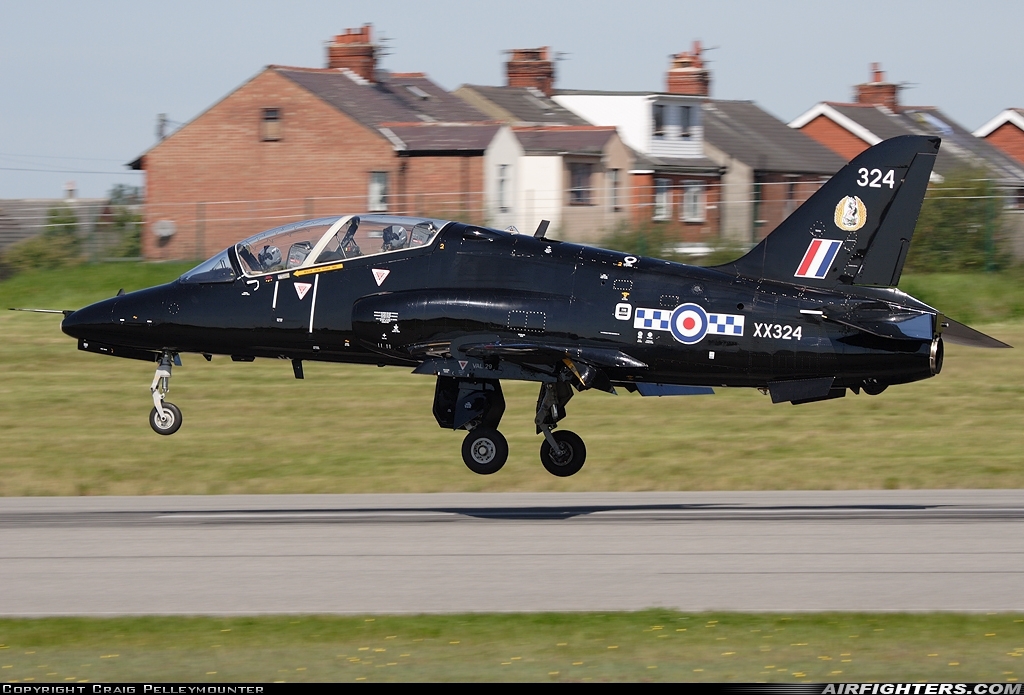 UK - Air Force British Aerospace Hawk T.1A XX324 at Warton (EGNO), UK