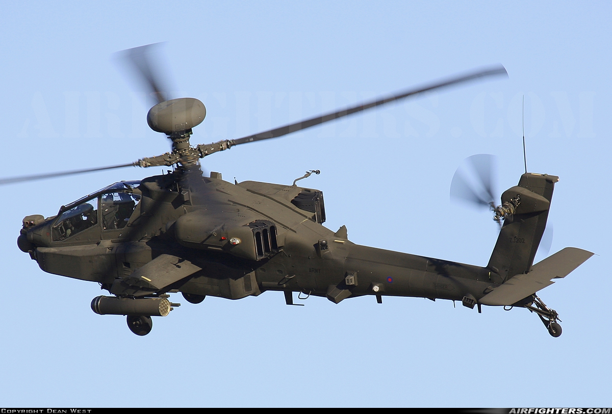 UK - Army Westland Apache AH1 (WAH-64D) ZJ202 at Duxford (EGSU), UK
