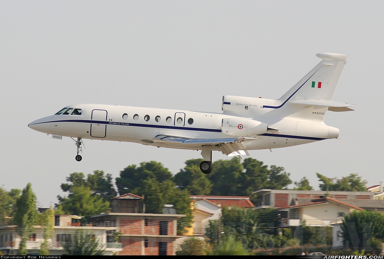Italy - Air Force Dassault Falcon 50 MM62020 at Tanagra (LGTG), Greece