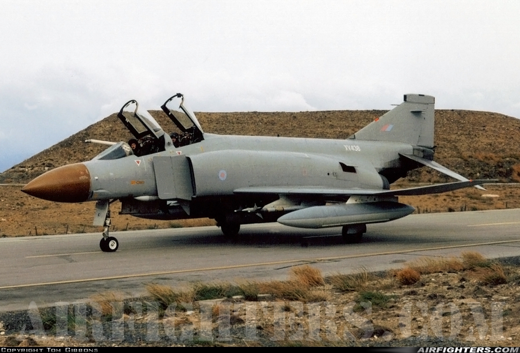 UK - Air Force McDonnell Douglas Phantom FGR2 (F-4M) XV438 at Mount Pleasant (MPN / EGYP), Falkland Islands