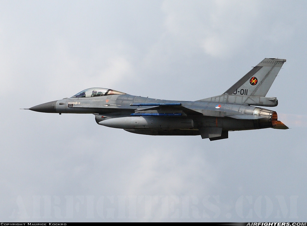 Netherlands - Air Force General Dynamics F-16AM Fighting Falcon J-011 at Uden - Volkel (UDE / EHVK), Netherlands