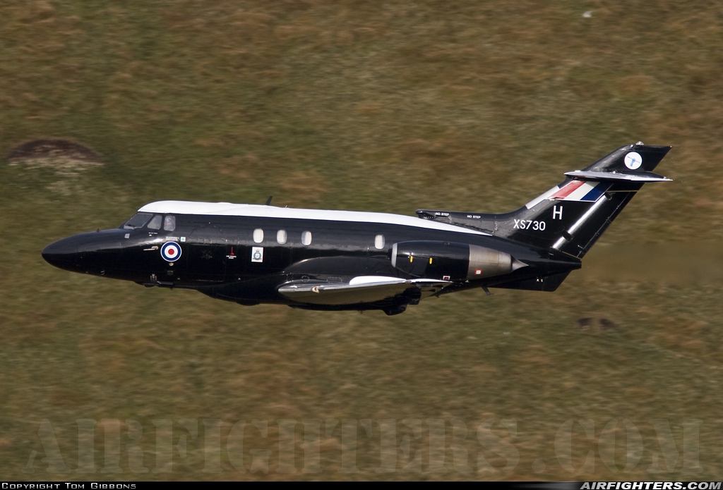 UK - Air Force Hawker Siddeley HS-125-2 Dominie T1 XS730 at Off-Airport - Borders Area, UK