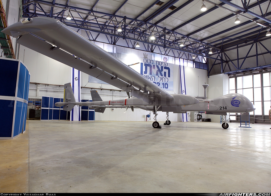 Israel - Air Force Israel IAI Heron TP Eitan 214 at Tel Nof (LLEK), Israel