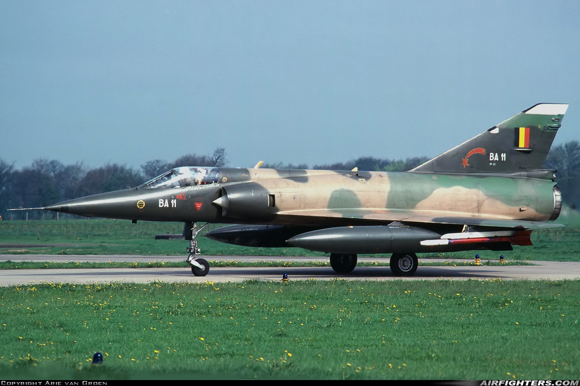 Belgium - Air Force Dassault Mirage 5BA BA11 at Jever (ETNJ), Germany