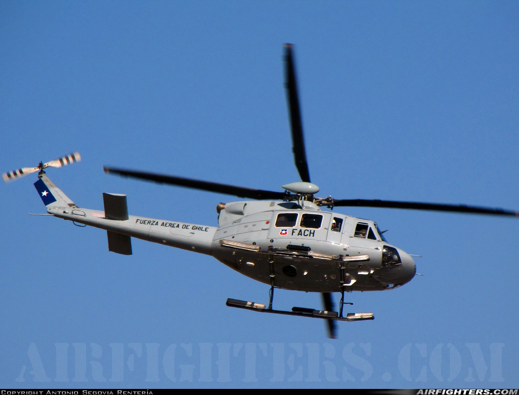 Chile - Air Force Bell 412EP H-46 at Santiago - Arturo Merino Benitez (Pudahuel) (SCL / SCEL), Chile
