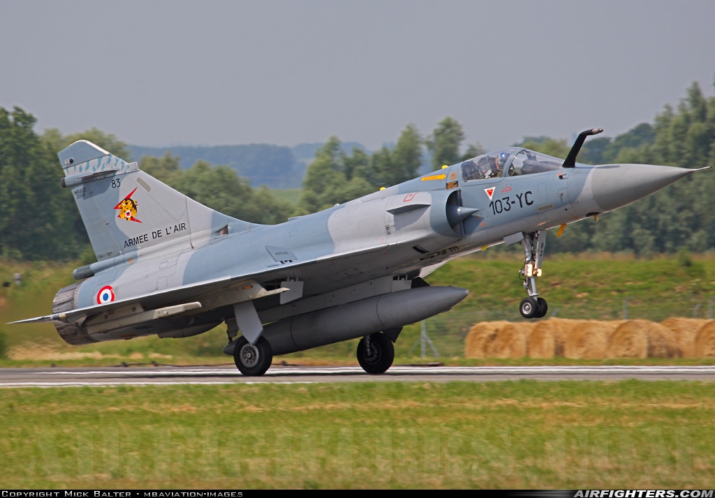 France - Air Force Dassault Mirage 2000C 83 at Cambrai - Epinoy (LFQI), France