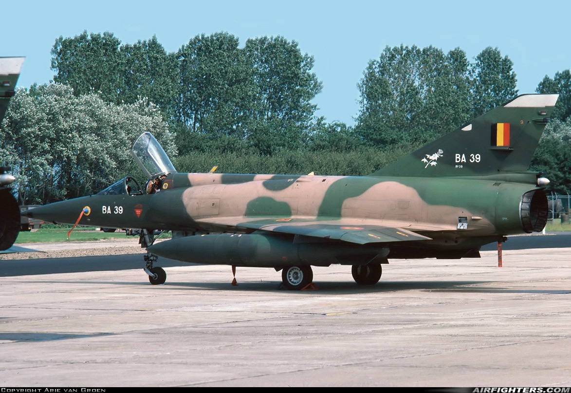 Belgium - Air Force Dassault Mirage 5BA BA39 at Leeuwarden (LWR / EHLW), Netherlands