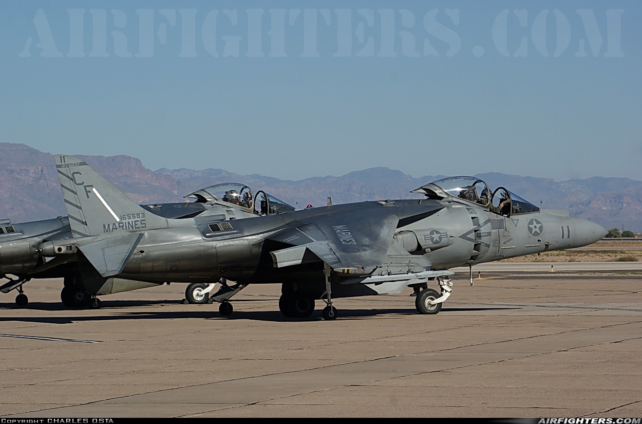USA - Marines McDonnell Douglas AV-8B+ Harrier ll 165583 at Phoenix (Chandler) - Williams Gateway (AFB) (CHD / IWA / KIWA), USA