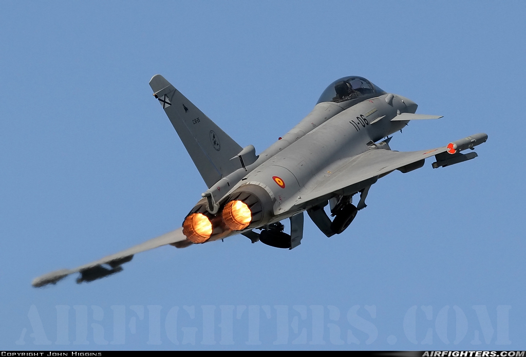 Spain - Air Force Eurofighter C-16 Typhoon (EF-2000S) C.16-26 at Fairford (FFD / EGVA), UK