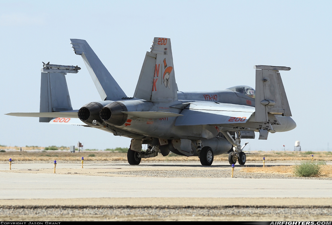 USA - Navy Boeing F/A-18E Super Hornet 166437 at Lemoore - NAS / Reeves Field (NLC), USA