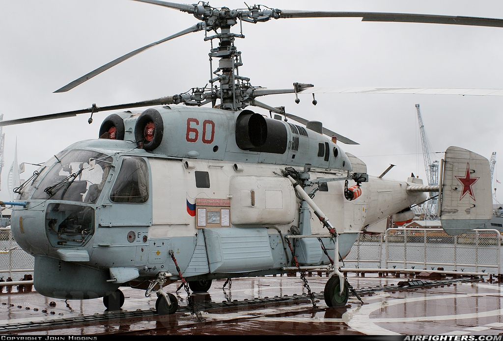 Russia - Navy Kamov Ka-27PS 60 RED at Off-Airport - Portsmouth, UK