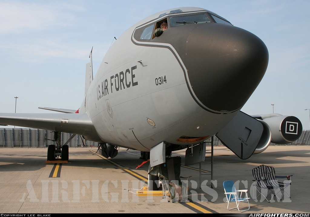 USA - Air Force Boeing KC-135R Stratotanker (717-148) 61-0314 at Waddington (WTN / EGXW), UK