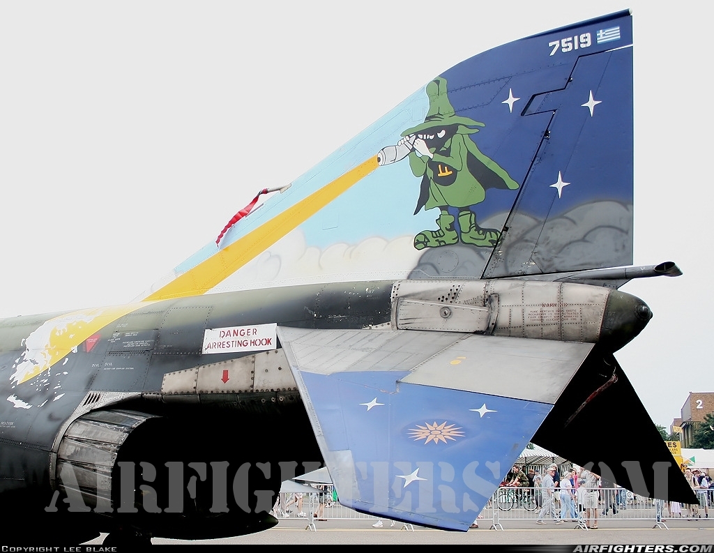 Greece - Air Force McDonnell Douglas RF-4E Phantom II 69-7519 at Waddington (WTN / EGXW), UK