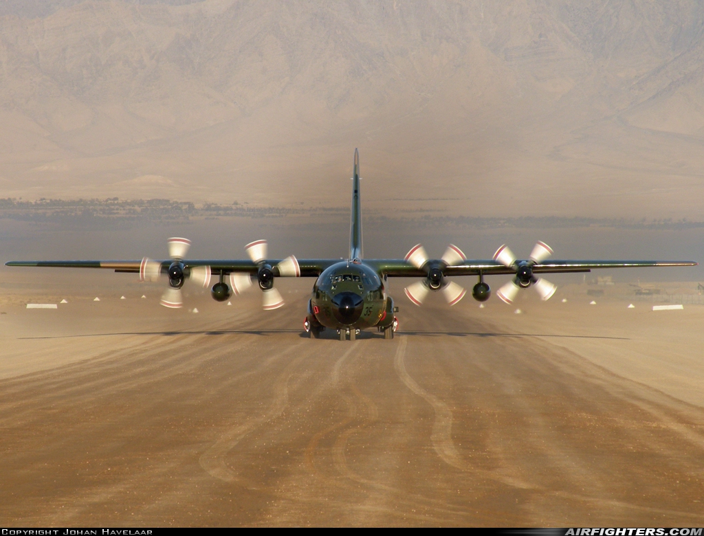 Singapore - Air Force Lockheed C-130H Hercules (L-382) 735 at Tereen - Tarin Kowt (TII / OATN), Afghanistan