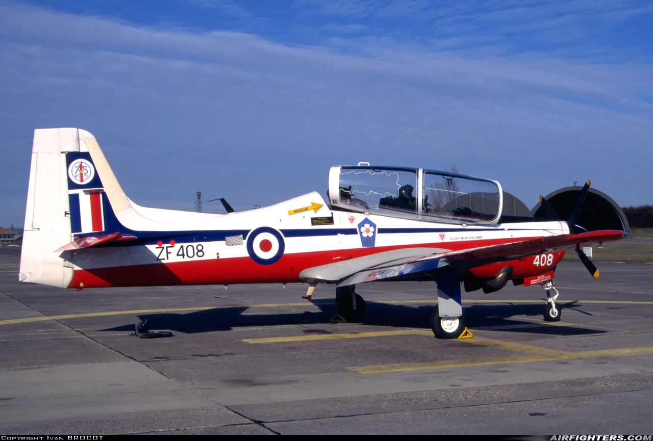 UK - Air Force Short Tucano T1 ZF408 at Dijon - Longvic (DIJ / LFSD), France