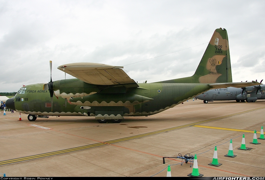 Brazil - Air Force Lockheed C-130H Hercules (L-382) 2459 at Fairford (FFD / EGVA), UK