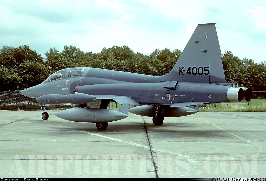 Netherlands - Air Force Canadair NF-5B (CL-226) K-4005 at Enschede - Twenthe (ENS / EHTW), Netherlands