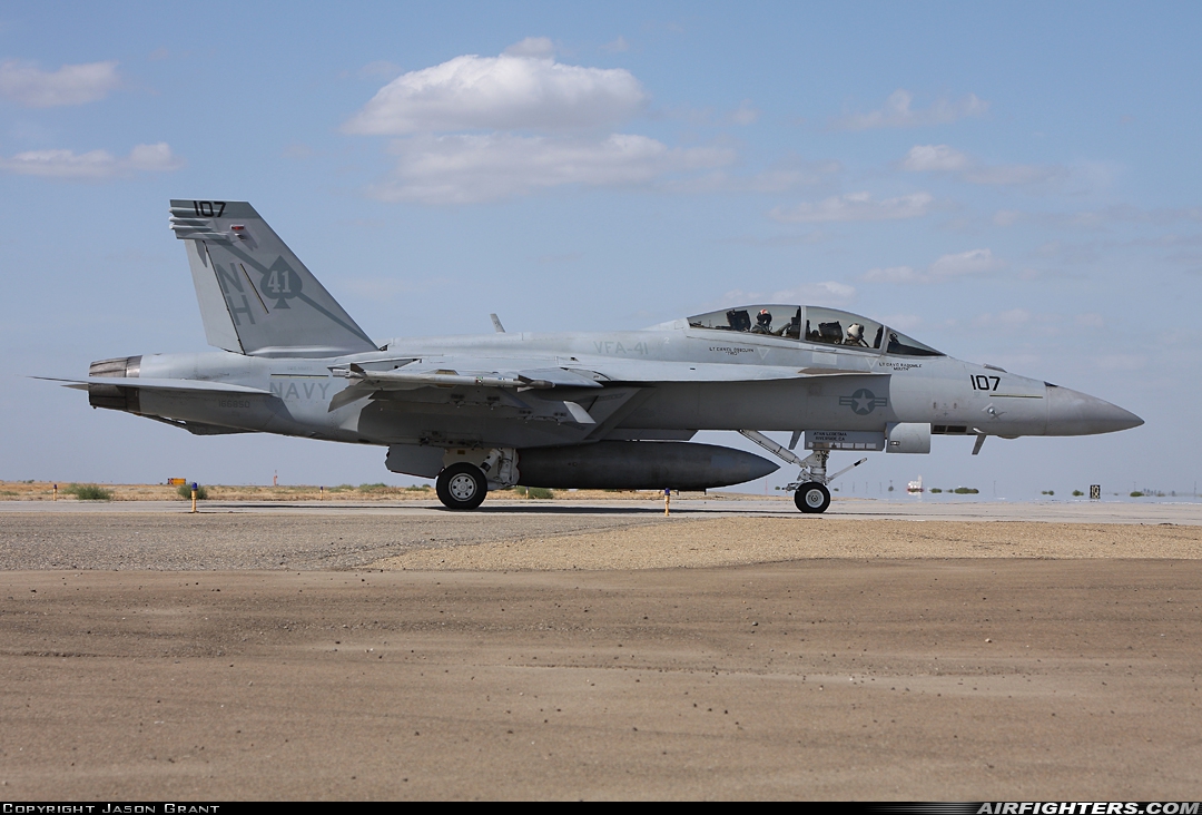 USA - Navy Boeing F/A-18F Super Hornet 166850 at Lemoore - NAS / Reeves Field (NLC), USA