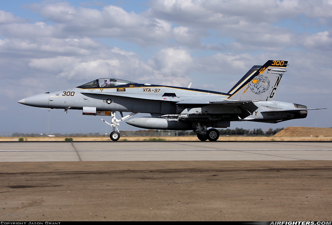 USA - Navy McDonnell Douglas F/A-18C Hornet 164057 at Lemoore - NAS / Reeves Field (NLC), USA