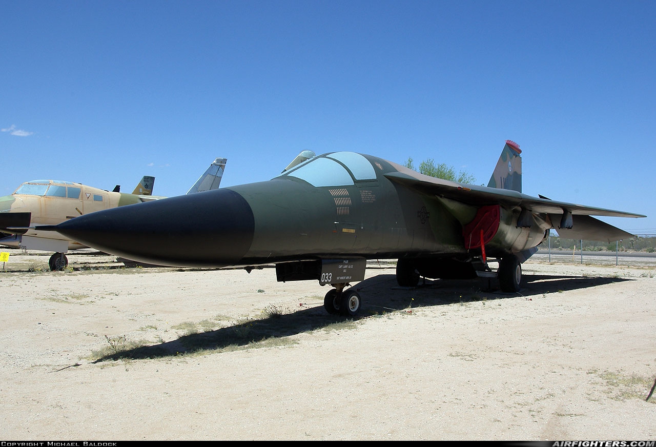USA - Air Force General Dynamics F-111E Aardvark 68-0033 at Tucson - Pima Air and Space Museum, USA
