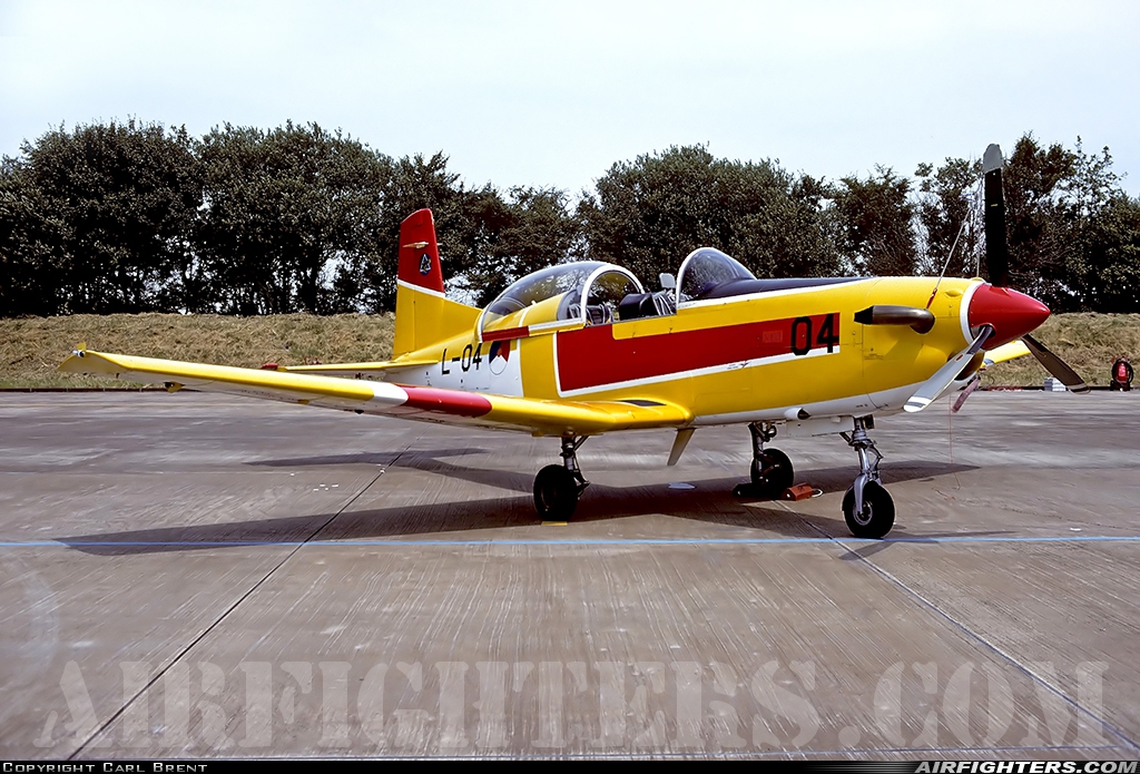 Netherlands - Air Force Pilatus PC-7 Turbo Trainer L-04 at Leeuwarden (LWR / EHLW), Netherlands