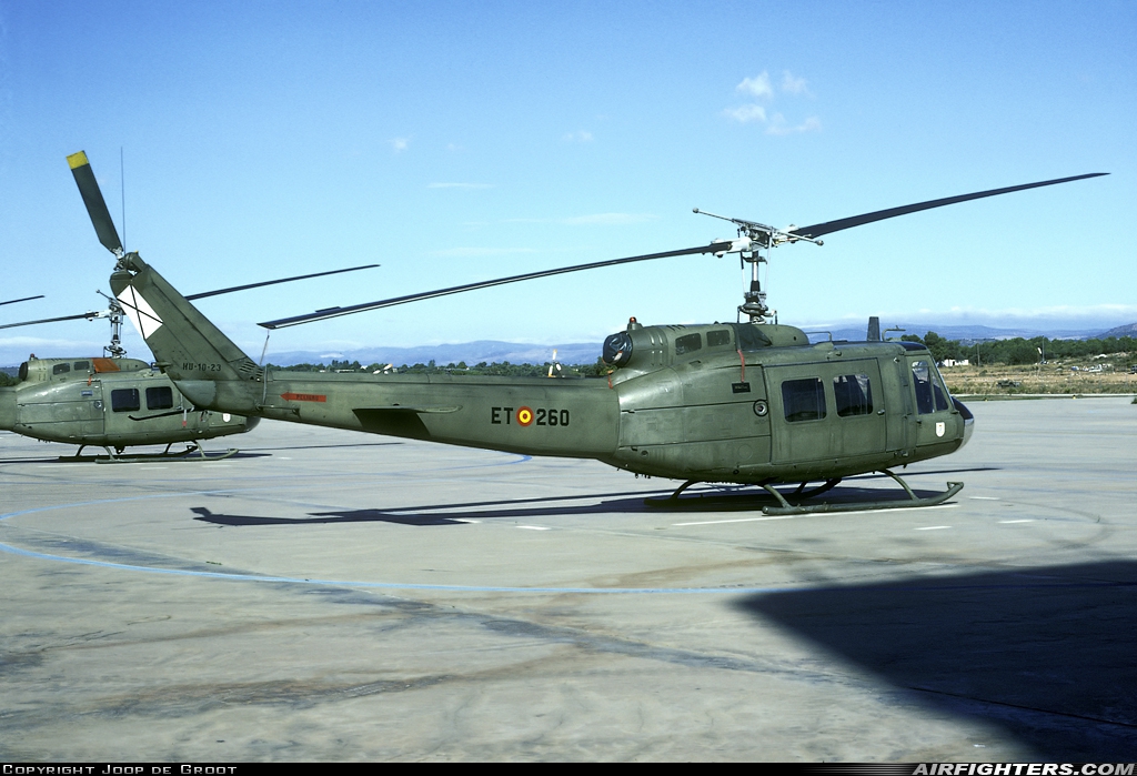 Spain - Army Bell UH-1H Iroquois (205) HU.10-23 at Bétera (LEBT), Spain