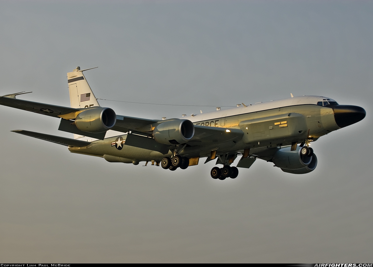 USA - Air Force Boeing RC-135W Rivet Joint (717-158) 62-4134 at Mildenhall (MHZ / GXH / EGUN), UK