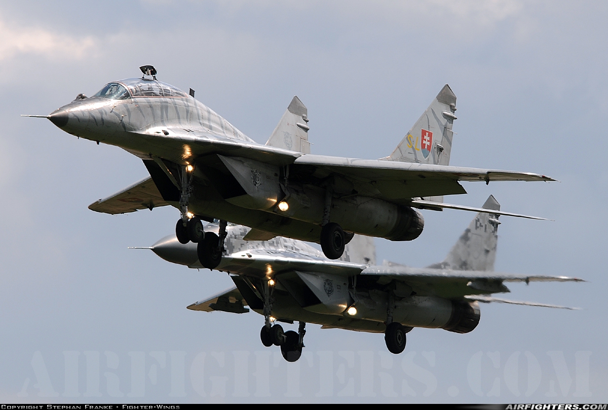 Slovakia - Air Force Mikoyan-Gurevich MiG-29UBS (9.51) 1303 at Hradec Kralove (LKHK), Czech Republic