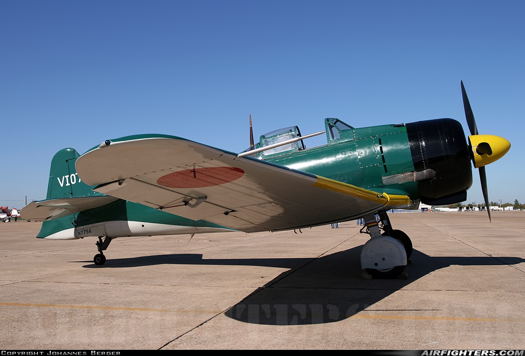 Private - Wings 'n Wheels North American Harvard IV N7754 at Waco Regional Airport (ACT / KACT), USA