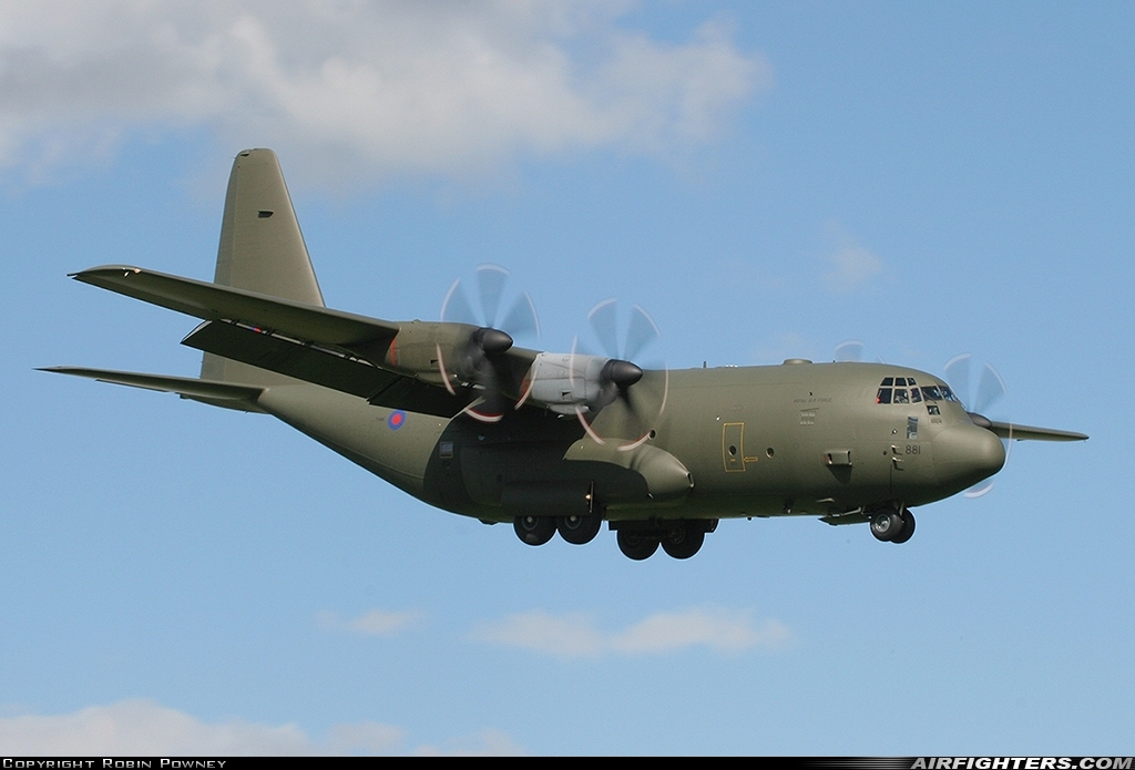 UK - Air Force Lockheed Martin Hercules C5 (C-130J / L-382) ZH881 at Waddington (WTN / EGXW), UK