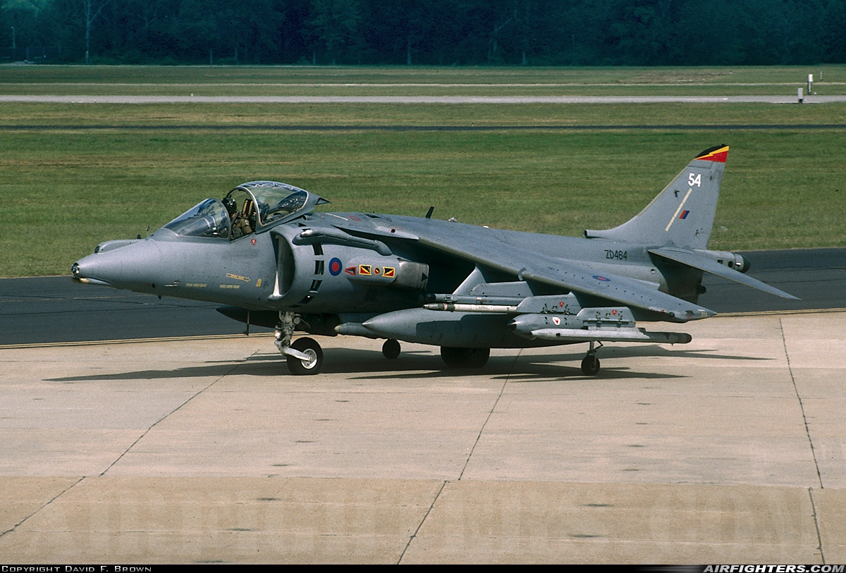 UK - Air Force British Aerospace Harrier GR.7 ZD464 at Virginia Beach - Oceana NAS / Apollo Soucek Field (NTU / KNTU), USA