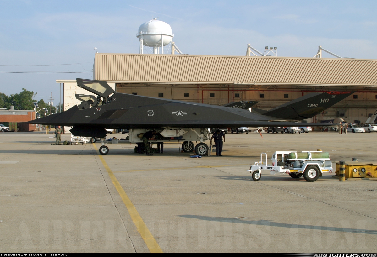 USA - Air Force Lockheed F-117A Nighthawk 86-0840 at Virginia Beach - Oceana NAS / Apollo Soucek Field (NTU / KNTU), USA
