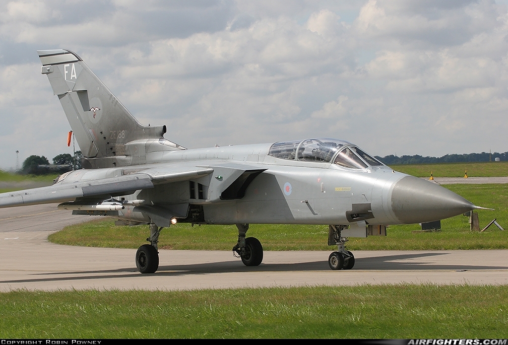 UK - Air Force Panavia Tornado F3 ZE168 at Waddington (WTN / EGXW), UK