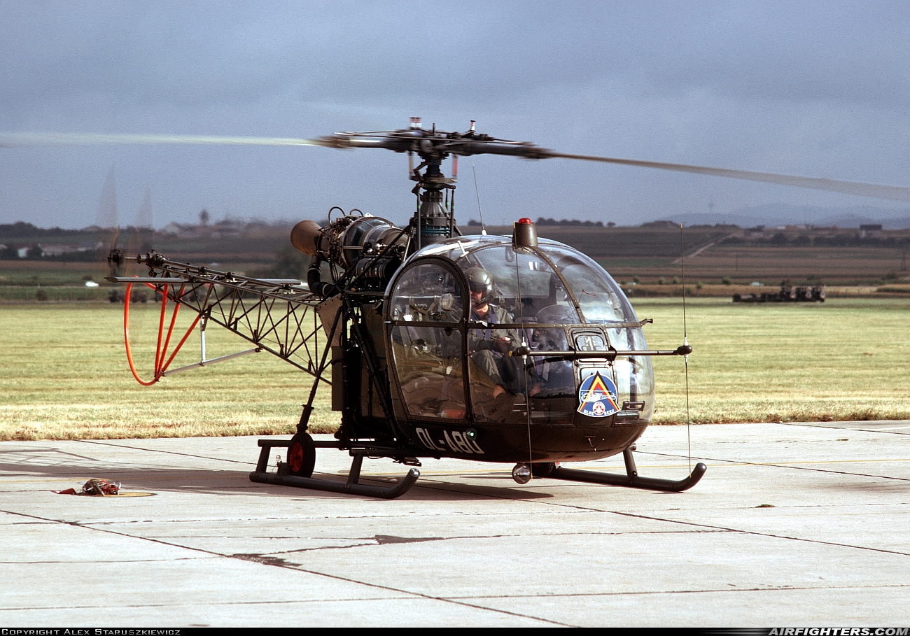 Belgium - Army Sud Aviation SA.318C Alouette II A80 at Wiesbaden (ETOU), Germany