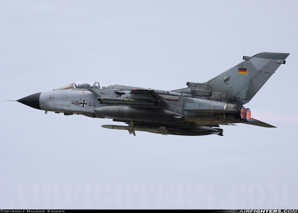 Germany - Air Force Panavia Tornado ECR 46+44 at Neubrandenburg (- Trollenhagen) (FNB / ETNU), Germany