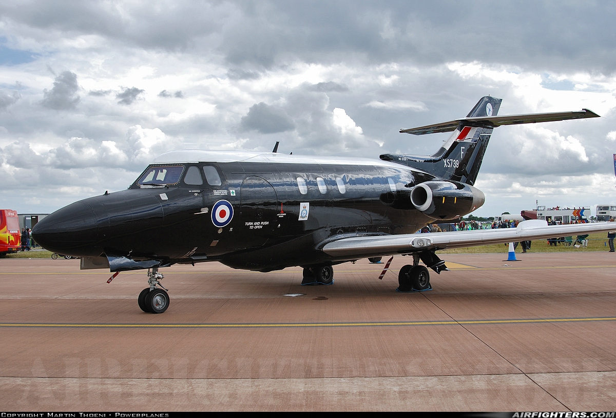 UK - Air Force Hawker Siddeley HS-125-2 Dominie T1 XS739 at Fairford (FFD / EGVA), UK