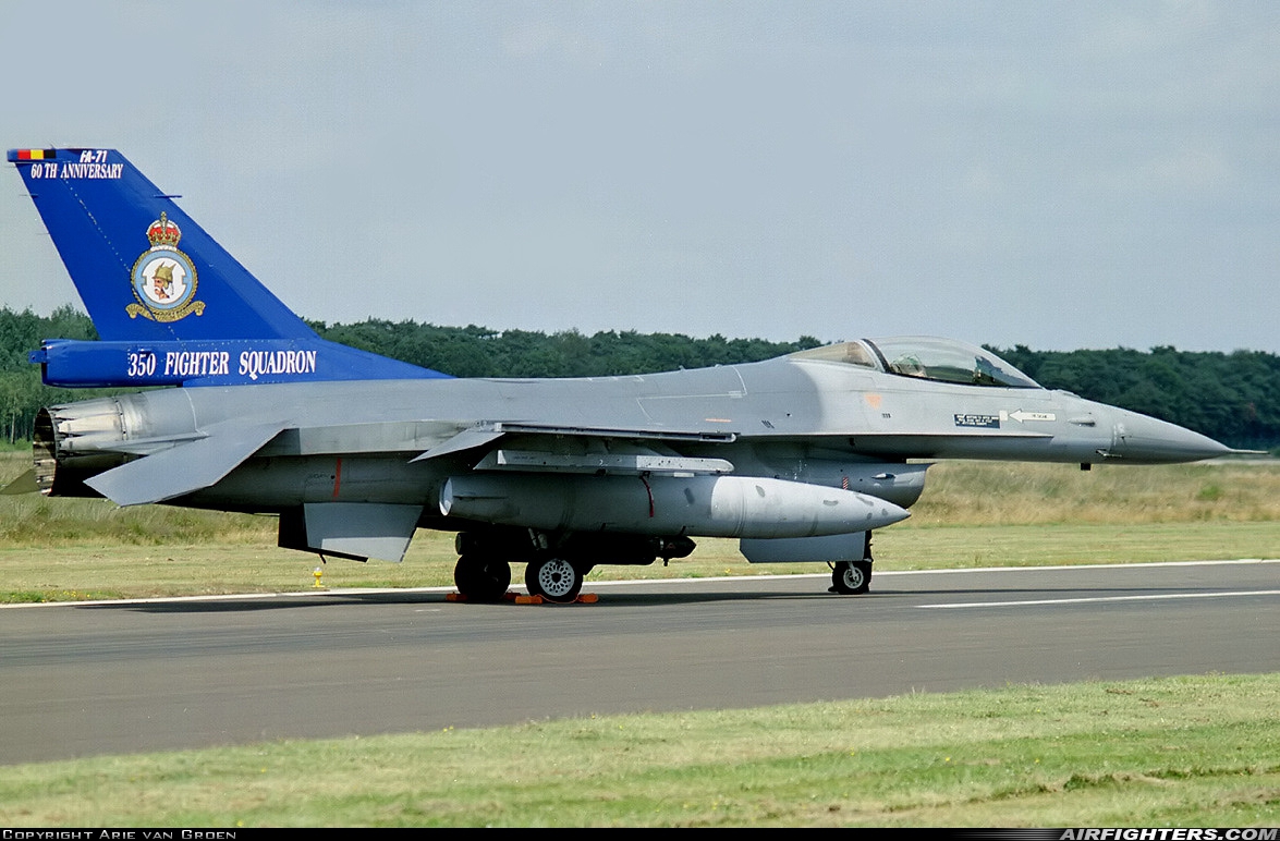 Belgium - Air Force General Dynamics F-16AM Fighting Falcon FA-71 at Kleine Brogel (EBBL), Belgium