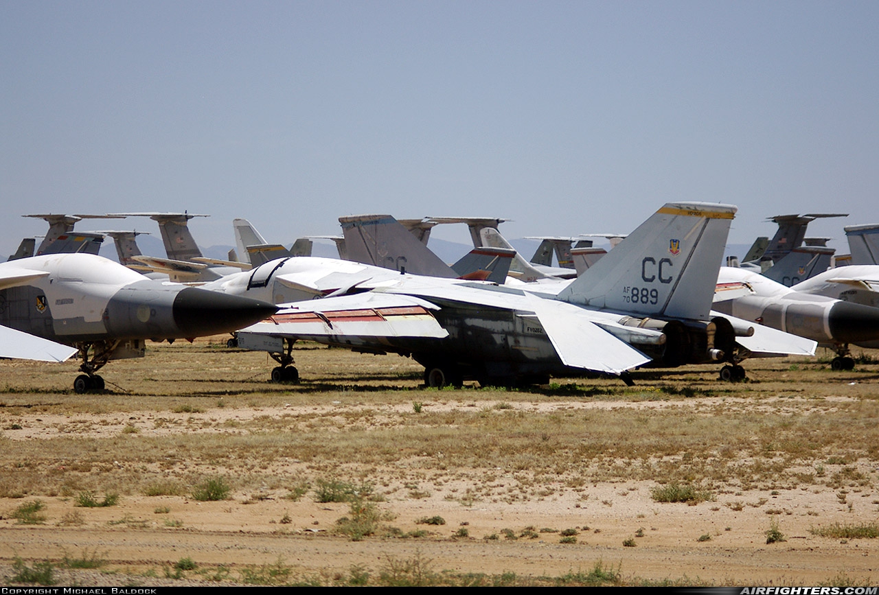 USA - Air Force General Dynamics F-111F Aardvark 71-0889 at Tucson - Davis-Monthan AFB (DMA / KDMA), USA