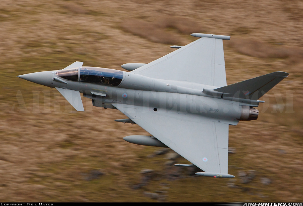 UK - Air Force Eurofighter Typhoon T3 ZK380 at Off-Airport - Machynlleth Loop Area, UK