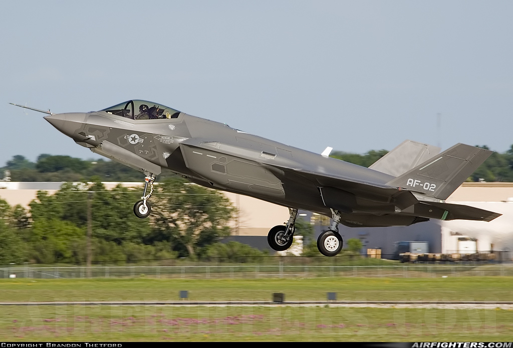 USA - Air Force Lockheed Martin F-35A Lightning II AF-02 at Fort Worth - NAS JRB / Carswell Field (AFB) (NFW / KFWH), USA