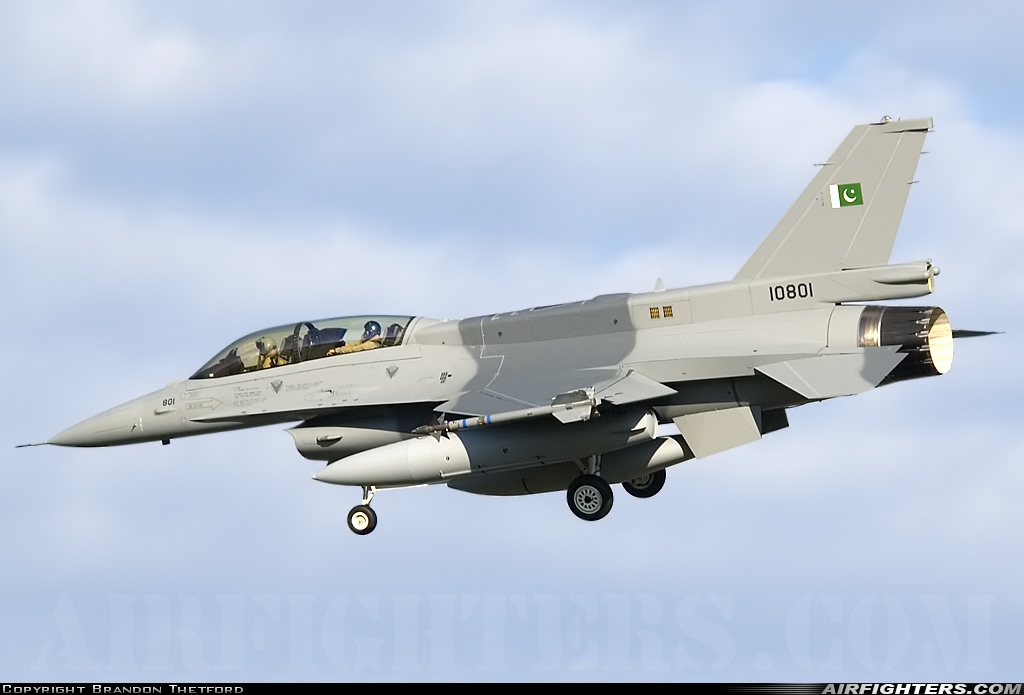 Pakistan - Air Force General Dynamics F-16D Fighting Falcon 10801 at Fort Worth - NAS JRB / Carswell Field (AFB) (NFW / KFWH), USA