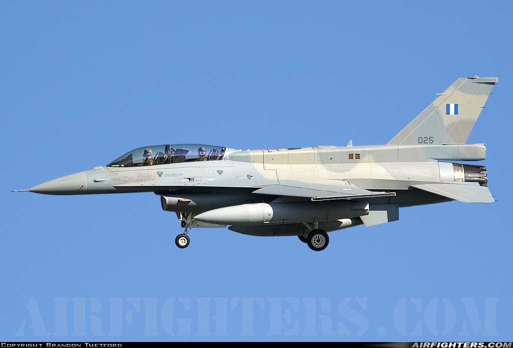 Greece - Air Force General Dynamics F-16D Fighting Falcon 025 at Fort Worth - NAS JRB / Carswell Field (AFB) (NFW / KFWH), USA